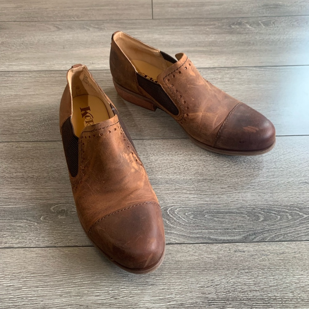 KORKS Real Leather Shoes / Brown / 7 1/2